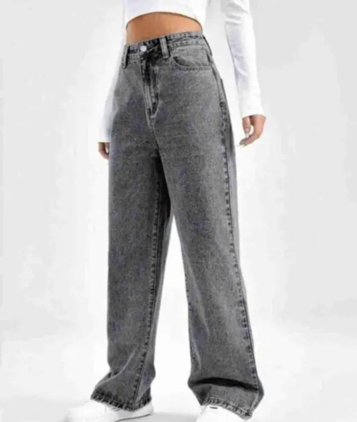 Women’s STRAIGHT FIT BLAST WASH JEANS FOR WOMEN